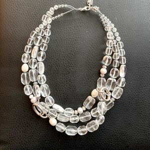 Silpada White Heat Quartz necklace